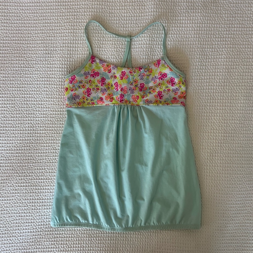 Ivivva Light Blue Racerback Tank Top - Picture 5 of 6